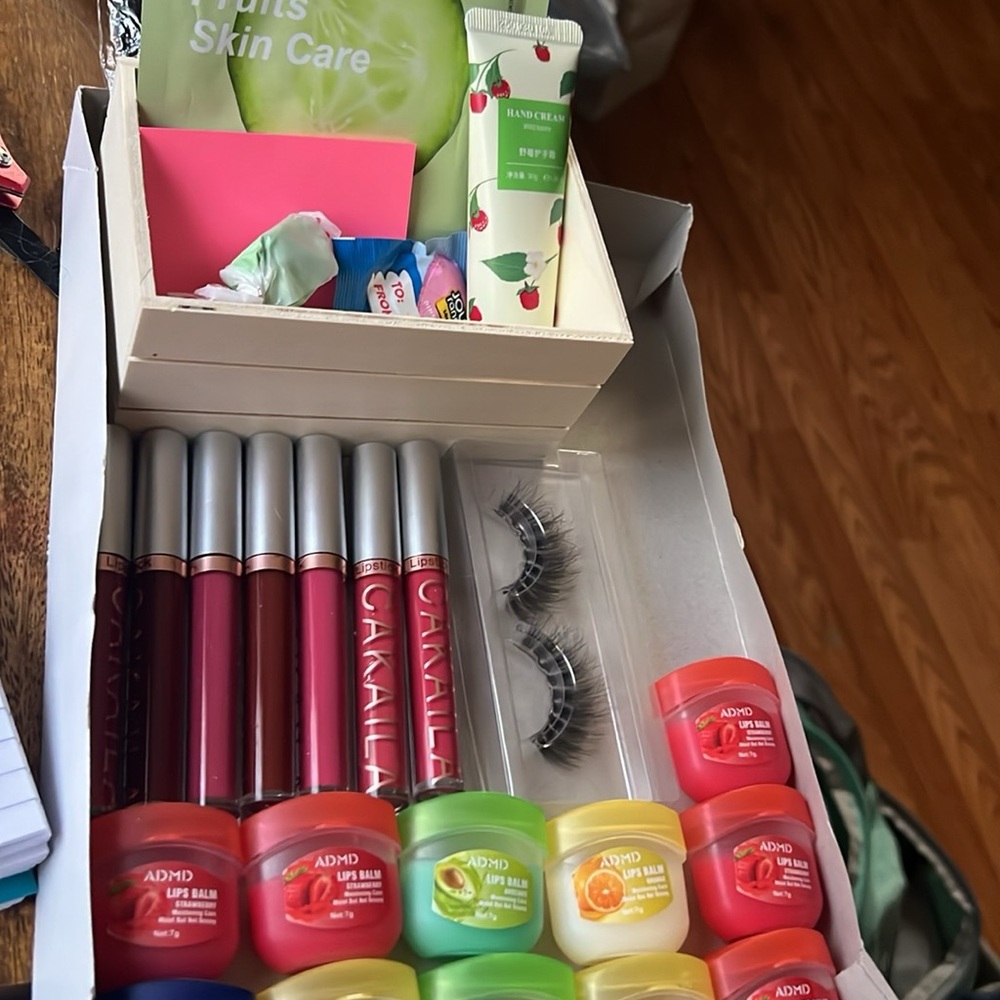 Colorful Lip Balm and Skincare Set
